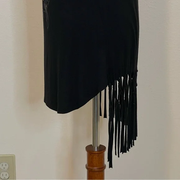 Harley Davidson T-Shirt Fringed Bedazzled Soft Short Sleeve Size XL - Picture 7 of 13